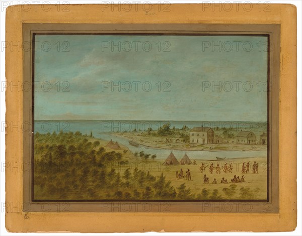 View of Chicago in 1837