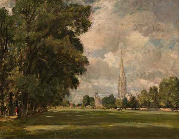 Salisbury Cathedral from Lower Marsh Close