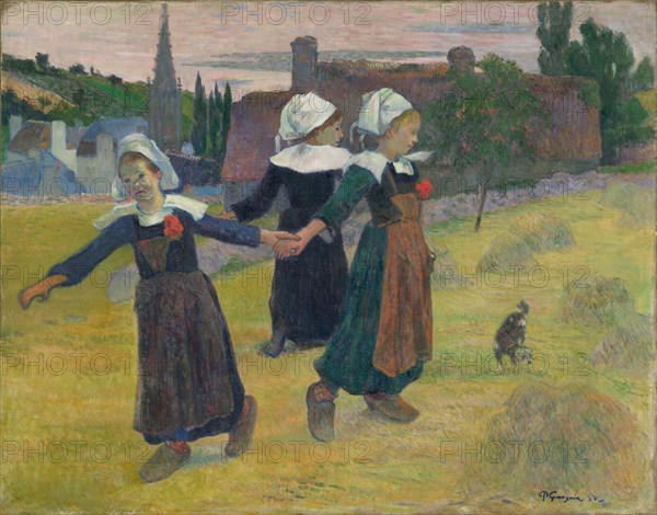 Breton Girls Dancing