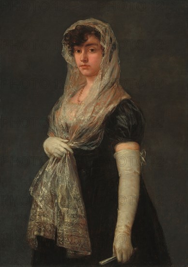 Young Lady Wearing a Mantilla and Basquina