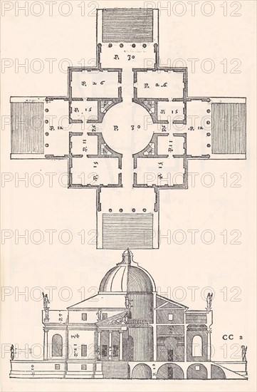 I quattro libri dell'architettura di Andrea Palladio. Ne'quale dopo un breue trattato de' ...