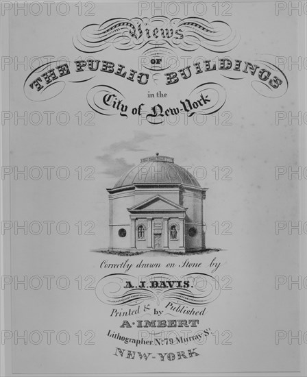 Title page: Views of the Public Buildings in the City of New York