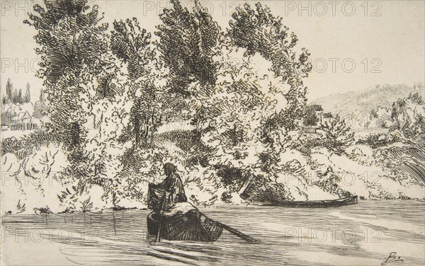 Fisherman with a net
