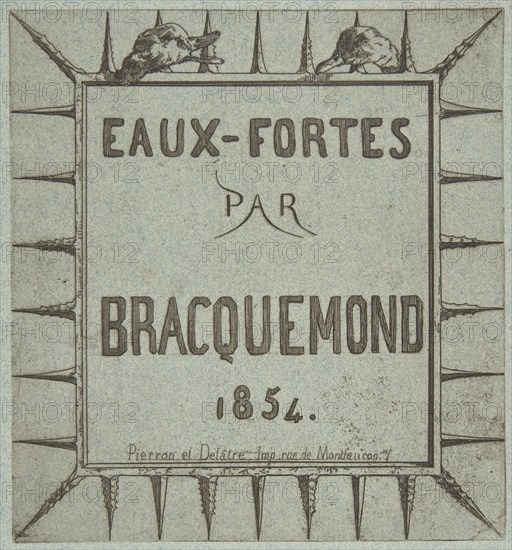 Eaux-fortes par Bracquemond