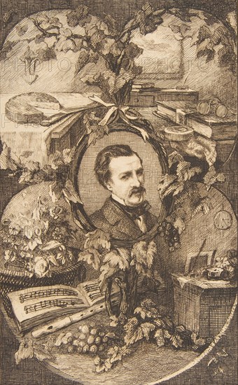 Frontispiece for Champfleury's "Les Amis de la Nature"