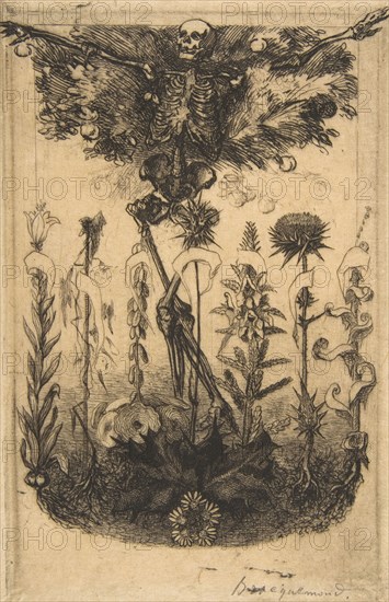 Frontispiece for "Les Fleurs du Mal"