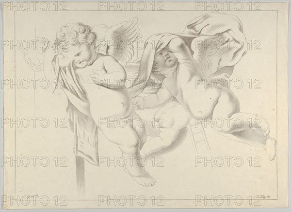 Study of three putti