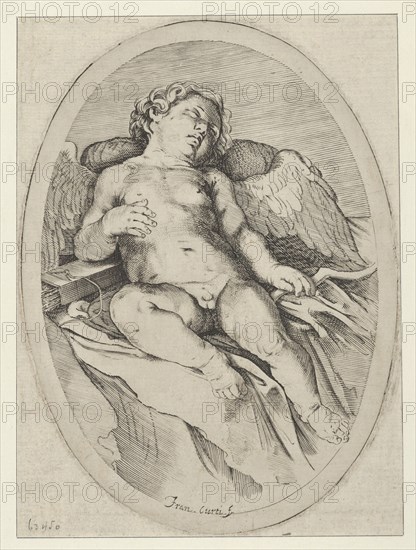 Cupid asleep