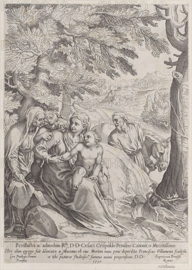 The rest on the flight into Egypt