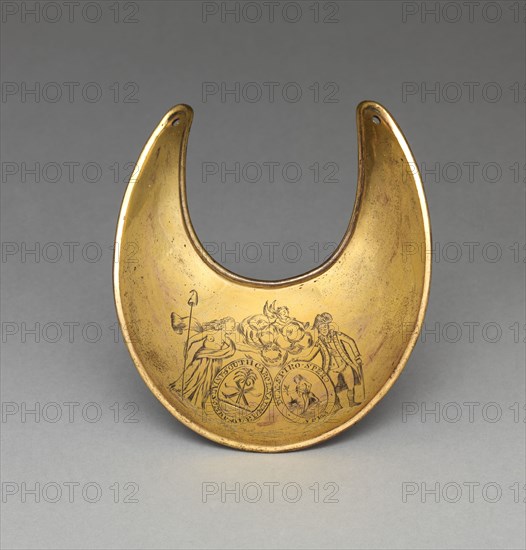 Gorget for an Officer of the South Carolina Infantry Regiment