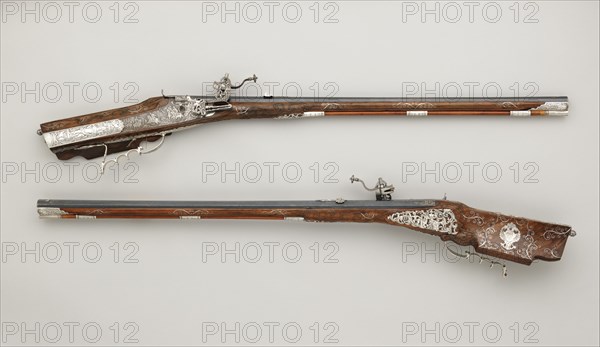Pair of Wheellock Rifles Made for Emperor Leopold I