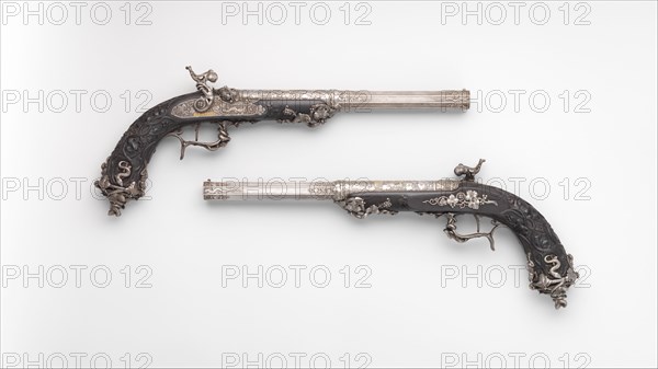 Pair of Percussion Target Pistols for Crystal Palace Exhibition in London