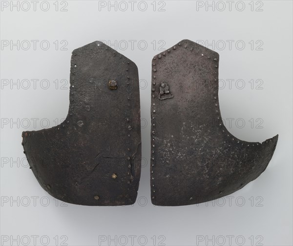 Right and Left Breastplates from a Brigandine