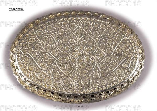 Silver Gilt Tray