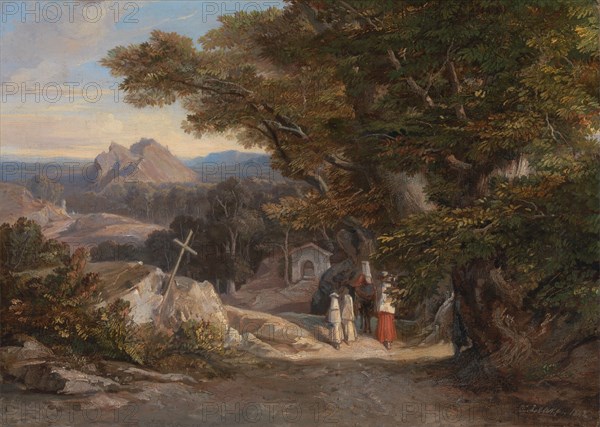 Between Olavano L'Civitella, 1842.