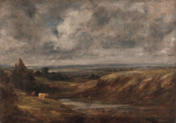 Hampstead Heath;The Thames Valley from Hampstead Heath (1829);Hampstead Heath: Branch Hill Pond, 1825 to 1830.