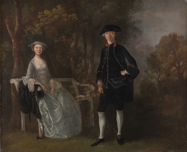 Lady Lloyd and Her Son, Richard Savage Lloyd, of Hintlesham Hall, Suffolk;Richard Savage Lloyd and his Sister;Richard Savage Lloyd and Cecil Lloyd;Richard Savage Lloyd and his sister, Miss Cecil Lloyd;Richard Savage Lloyd, Esq. and Miss Cecil Lloyd seated in a Landscape, between 1745 and 1746.