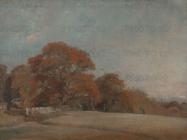 An Autumnal Landscape at East Bergholt;An Autumnal Landscape, between 1805 and 1808.