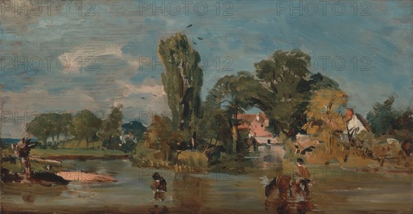 Flatford Mill, between 1810 and 1811.