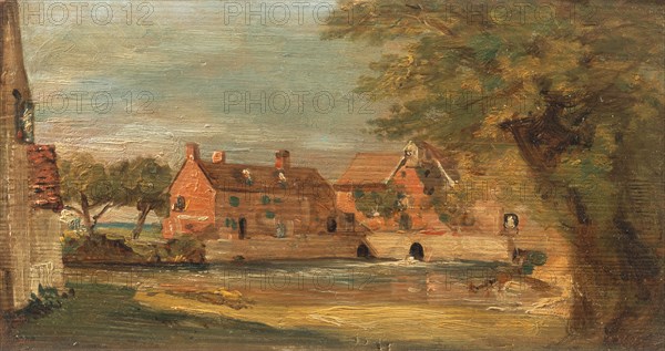 Flatford Mill, between 1810 and 1811.