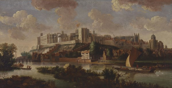 Windsor Castle Seen from the Thames, ca. 1700. after Jan Vorsterman