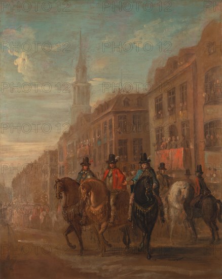 Restoration Procession of Charles II at Cheapside, ca. 1745.
