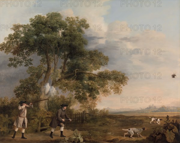 Two Gentlemen Shooting, ca. 1769.
