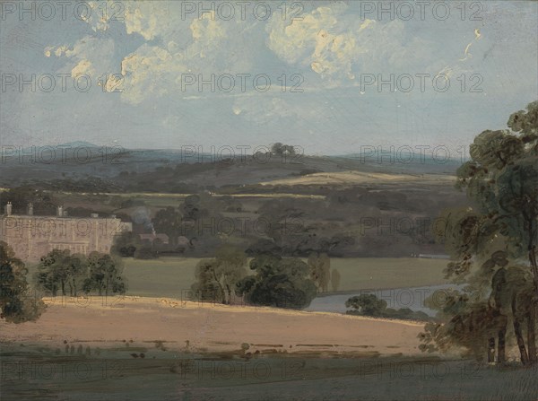 Trentham Park;Chatsworth;Trentham (Chatsworth), ca. 1801. Formerly attributed to John Constable