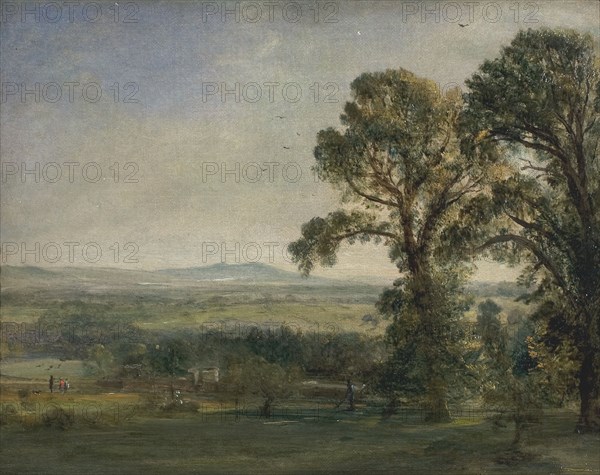 Bardon Hill, Coleorton Hall;Bardon Hill, ca. 1823.