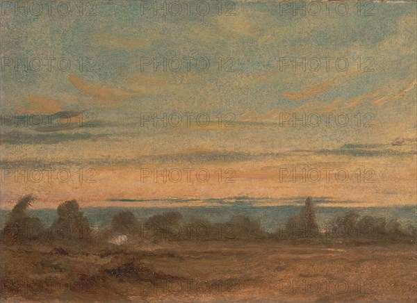 Summer - Evening Landscape, ca. 1825.
