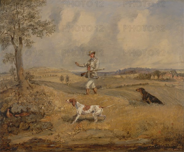 Partridge Shooting, ca. 1825.