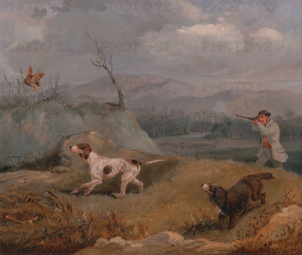 Grouse Shooting, ca. 1825.