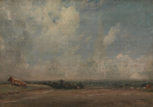 A View from Hampstead Heath (?);The Thames Valley from Hampstead Heath, ca. 1825.
