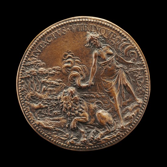 Lion and Fury with Torches [reverse], 1607.