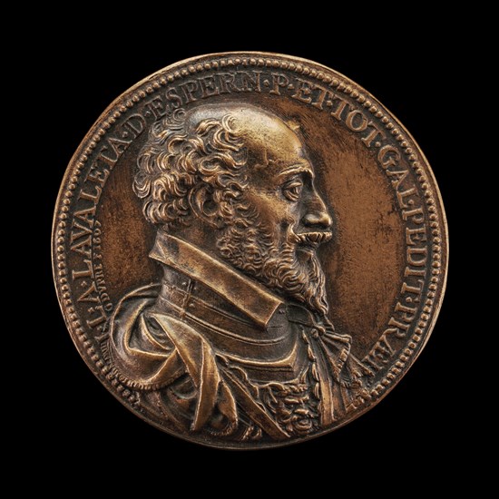 Jean-Louis de Nogaret de la Valette, 1554-1642, Duke of Epernon, Colonel General of Infantry [obverse], 1607.