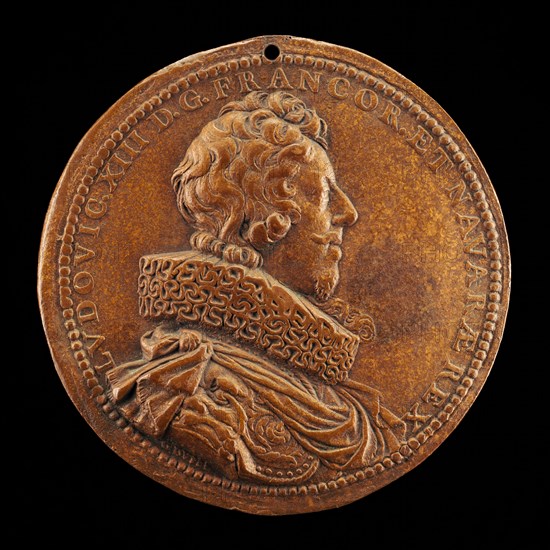 Louis XIII, 1601-1643, King of France 1610 [obverse], 1623.