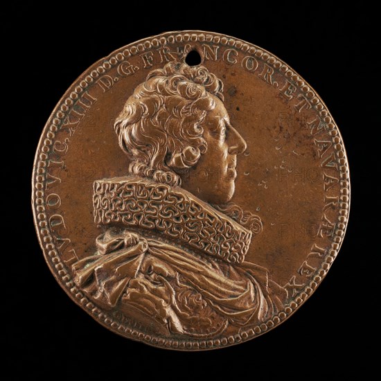 Louis XIII, 1601-1643, King of France 1610 [obverse], 1623.