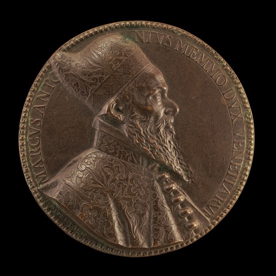 Marcantonio Memmo, 1536-1615, Doge of Venice 1612, model 1612, cast after 1612.