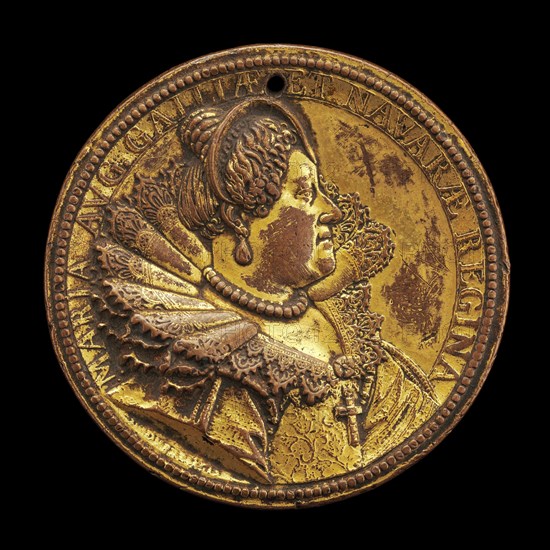 Marie de' Medici, 1573-1642, Queen Regent of France 1610-1617 [obverse], 1615. Acting regent during the minority of Louis XIII.