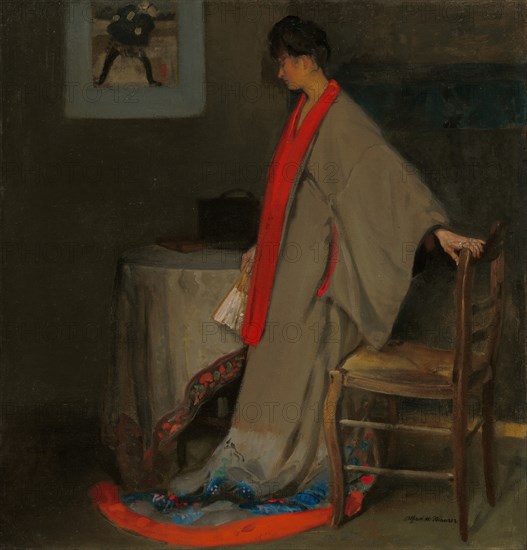 Young Woman in Kimono, c. 1901.