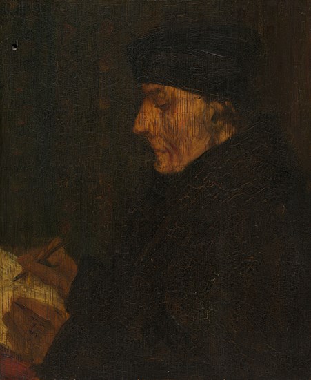 Memory Copy of Holbein's Erasmus, late 19th-early 20th century.