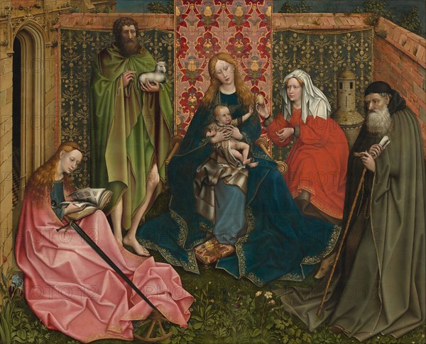 Madonna and Child with Saints in the Enclosed Garden, c. 1440/1460.