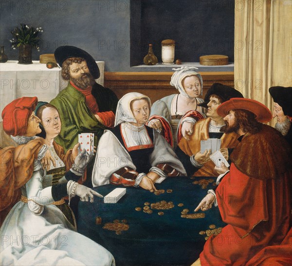 The Card Players, probably c. 1550/1599.