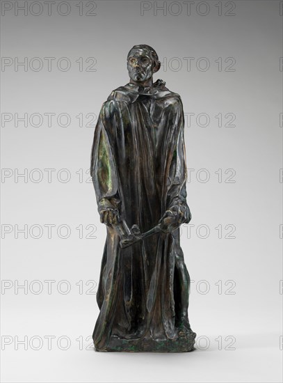 A Burgher of Calais (Jean d'Aire), model 1884-1889, reduction cast probably 1895.