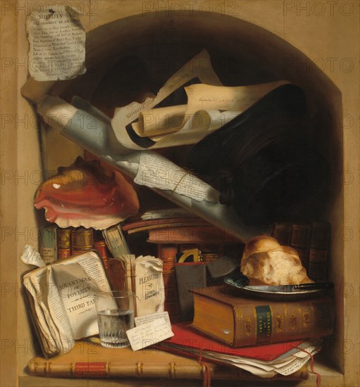 Poor Artist's Cupboard, c. 1815.