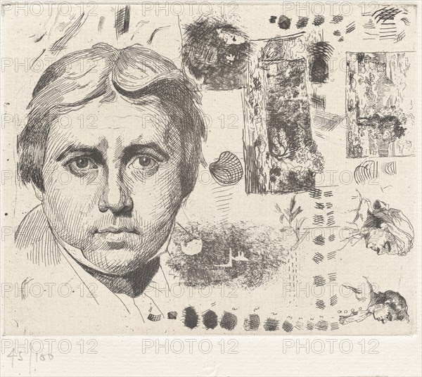 Portrait d'Ingres (Portrait of Ingres), 1844, printed 1982.