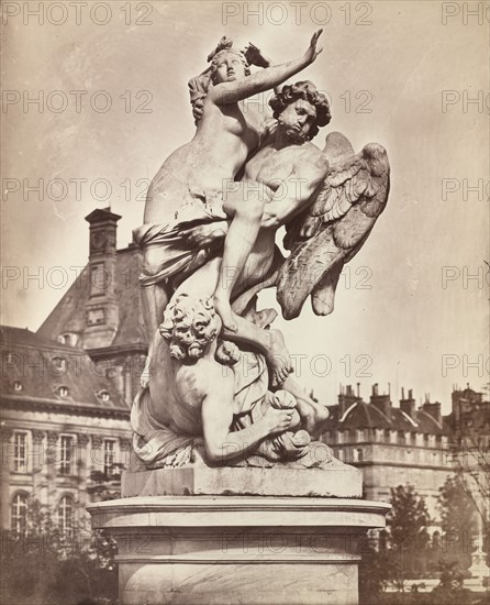 Statue des Tuileries: G. Marsy et A. Flamen: Borée enlevant Orythie, 1859.