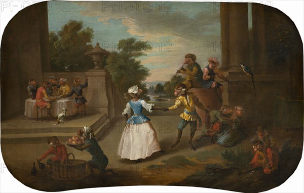 Singerie: The Dance, c. 1739.