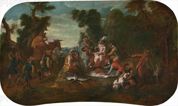 Singerie: The Picnic, c. 1739.