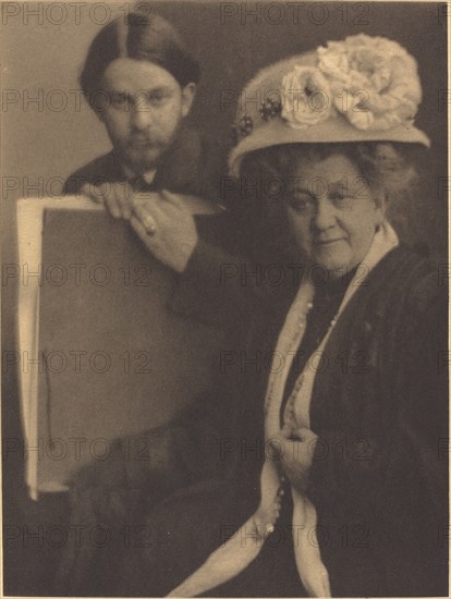 Alvin Langdon Coburn and His Mother, c.1909.